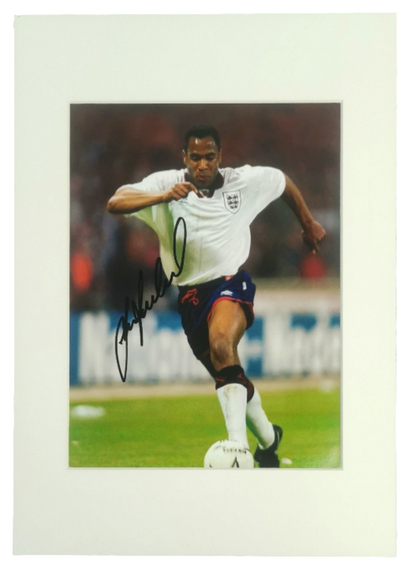 Les Ferdinand Signed England Display