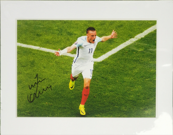 Jamie Vardy Signed England Display