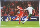 Tom Lawrence Signed Wales Photos