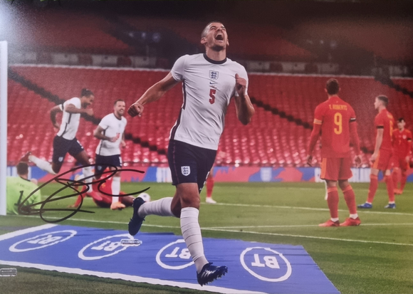 Conor Coady Signed England Photos