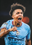 Rico Lewis Signed Manchester City Photos