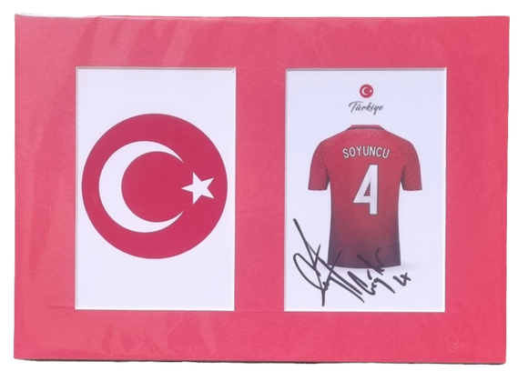 Çağlar Söyüncü Signed Turkey Display
