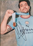Stefan Ortega Signed Manchester City Photos