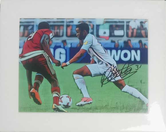 Ademola Lookman Signed England Display