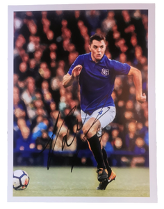 Michael Keane Signed Everton Photo