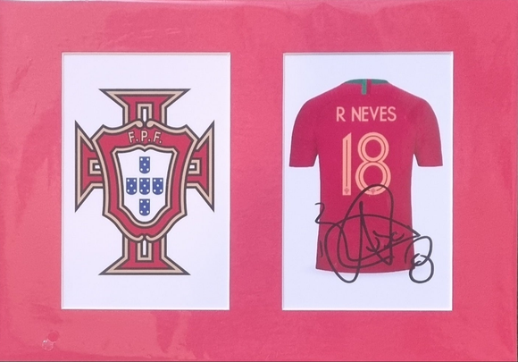 Rúben Neves Signed Portugal Display