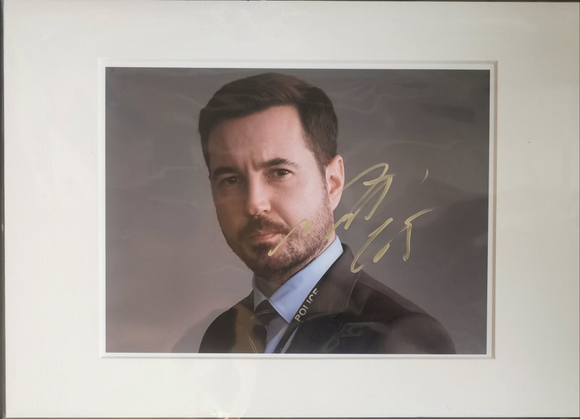 Martin Compston signed 'Line of Duty' Display
