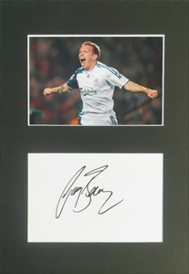 Craig Bellamy Signed Liverpool Display