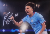Rico Lewis Signed Manchester City Photos