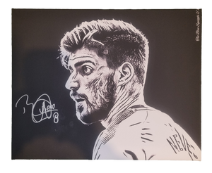 Ruben Neves Signed Custom Canvas