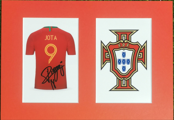 Diogo Jota Signed Portugal Displays