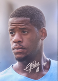 Luke Mbete Signed Manchester City Photos