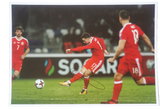 Tom Lawrence Signed Wales Photos