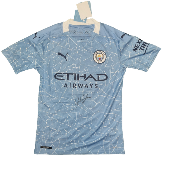 Gabriel Jesus Signed Player Issue 2020/21 Manchester City Home Shirt