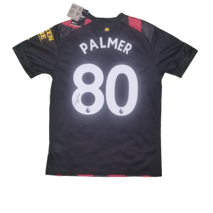 Cole Palmer Signed 2022/23 Manchester City Away Shirt