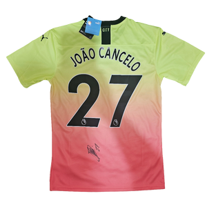 João Cancelo Signed Player Issue 2019/20 Manchester City Third Shirts