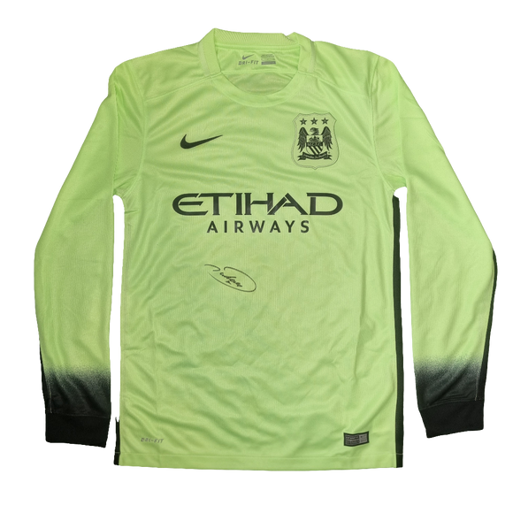 Raheem Sterling Signed 2015/16 Manchester City Third Shirt