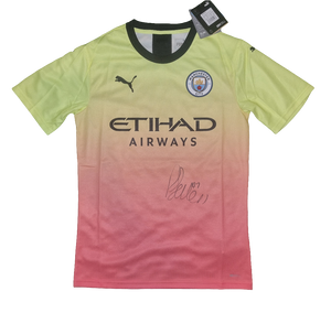 Phil Foden Signed Player Issue 2019/20 Manchester City Third Shirt