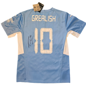 Jack Grealish Signed 2021/22 Manchester City Home Shirt