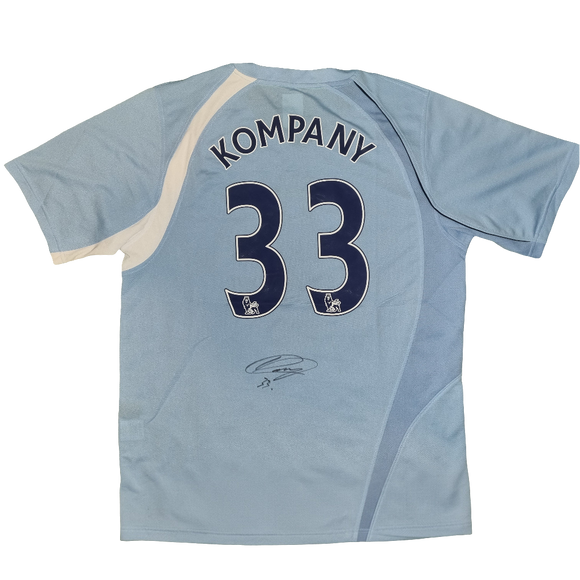 Vincent Kompany Signed Manchester City Shirt