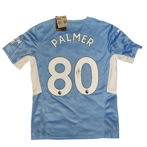 Cole Palmer Signed 2021/22 Manchester City Home Shirt