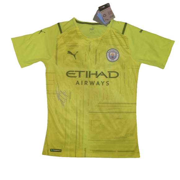 Ederson Moraes Signed Player Issue 2021/22 Manchester City Shirt