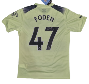 Phil Foden Signed 2022/23 Third Shirt