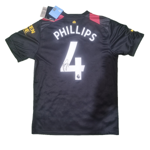 Kalvin Phillips Signed 2022/23 Manchester City Away Shirt