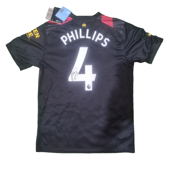 Kalvin Phillips Signed 2022/23 Manchester City Away Shirt