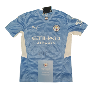 Rúben Dias Signed Home Shirt with Man City COA