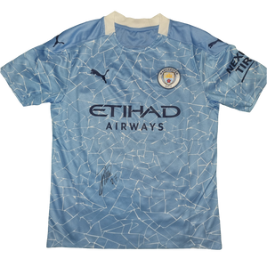 João Cancelo Signed 2020/21 Manchester City Home Shirt