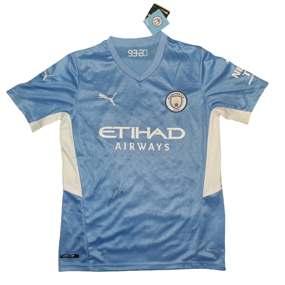 Rúben Dias Signed 2021/22 Manchester City Home Shirt