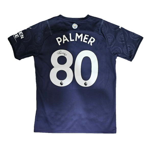 Cole Palmer Signed 2021/22 Manchester City Third Shirt