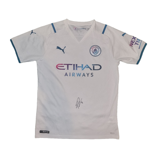 Rúben Dias Signed 2021/22 Manchester City Away Shirt