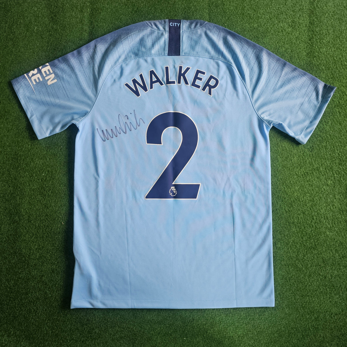 Kyle Walker Signed 18/19 Home Shirt | Club COA