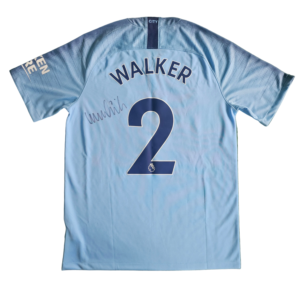 Kyle Walker Signed 18/19 Home Shirt | Club COA
