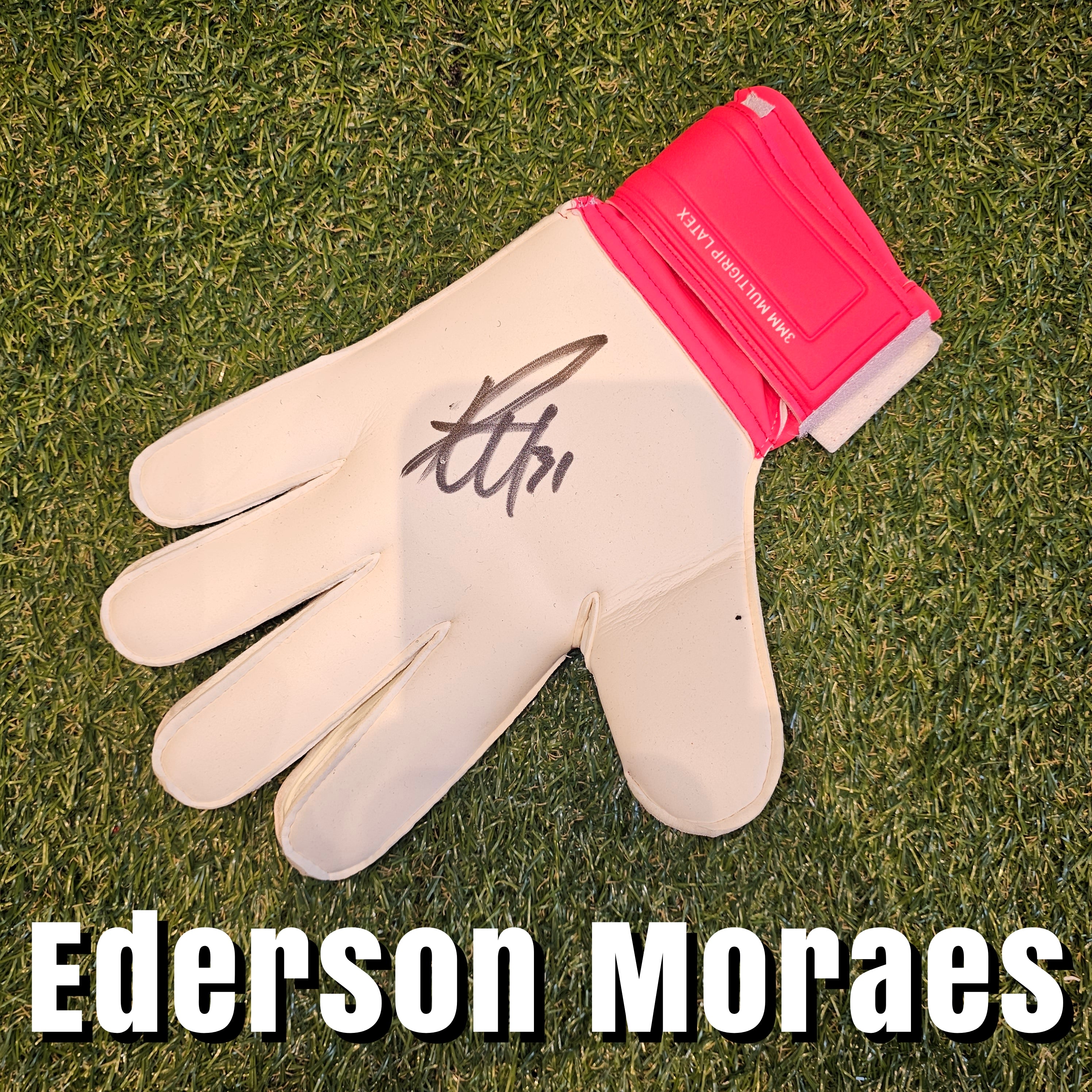 Ederson Moraes Signed Goalkeeper Glove - Left Glove