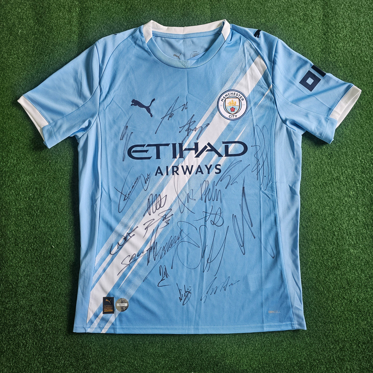 Man City Squad Signed 25/26 Home Shirt | Club COA