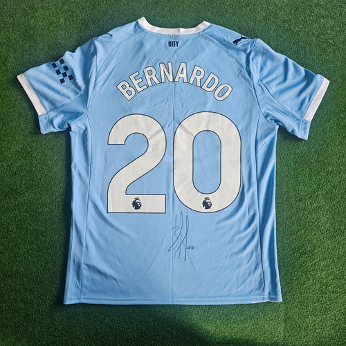 Bernardo Silva Signed 25/26 Home Shirt | Club COA