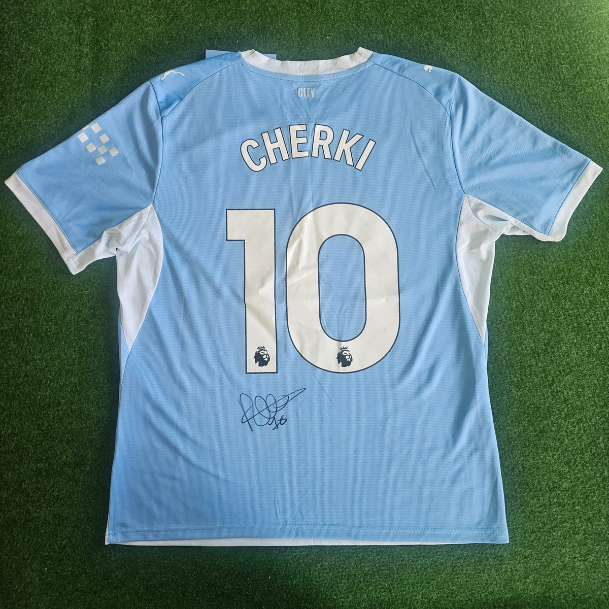Rayan Cherki Signed 26/27 Home Shirt | Club COA