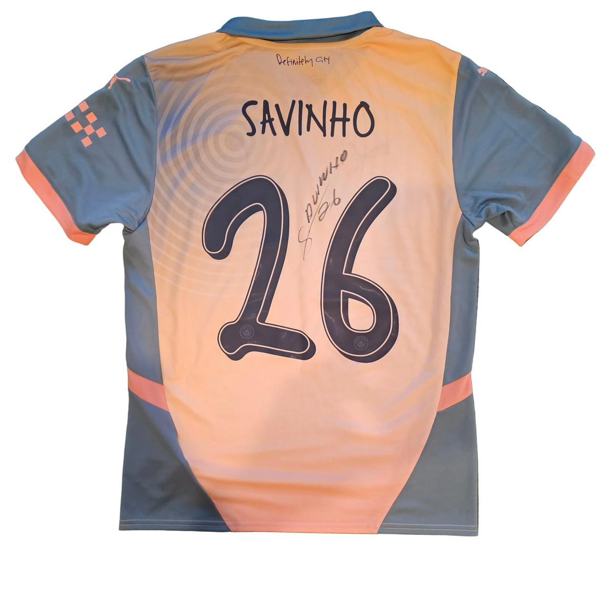 Savinho Signed 2024/25 Manchester City Fourth Shirt