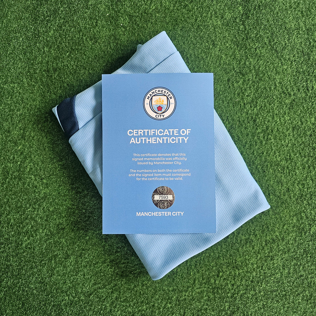 Man City Squad Signed 24/25 Home Shirt | Club COA