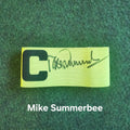 Mike Summerbee Signed Green Captain's Armband