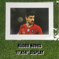 Rúben Neves Signed Portugal Close-Up Photo - White Mount - 11x14