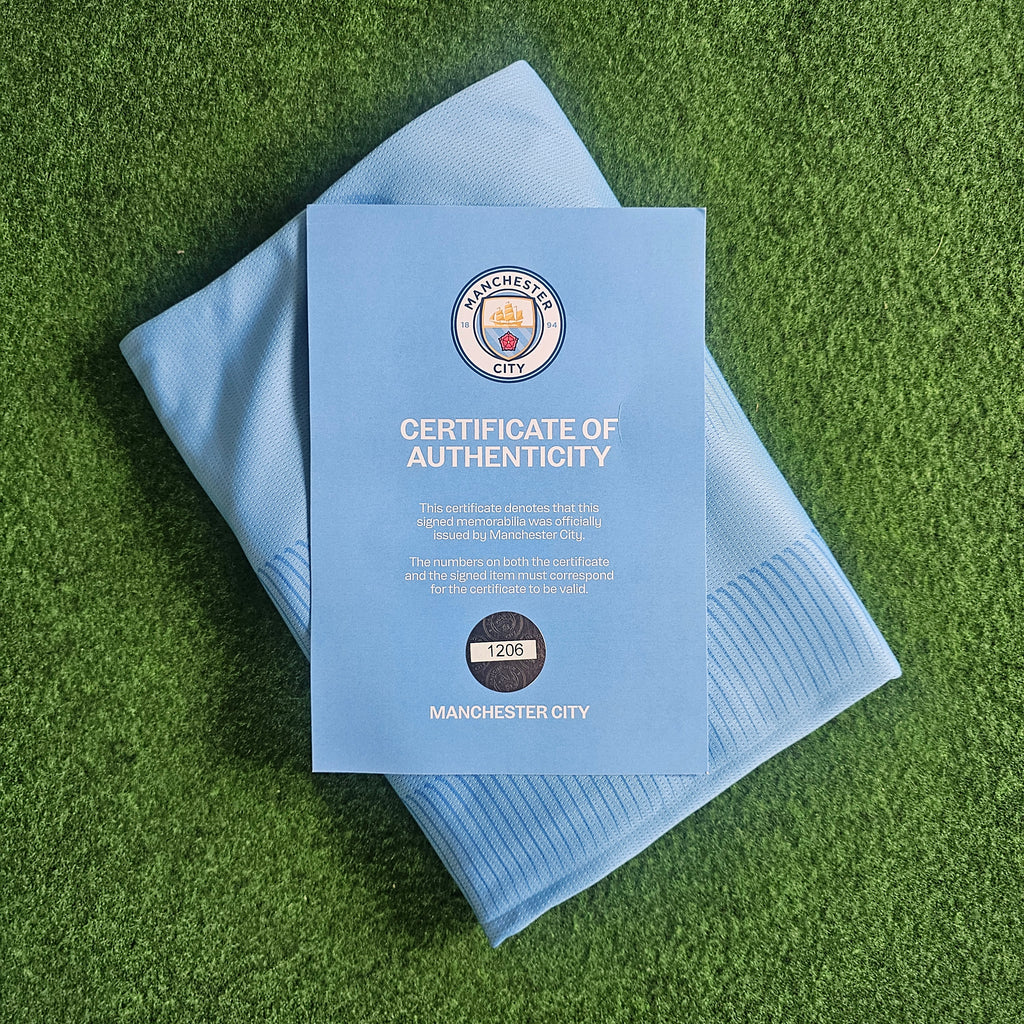 Phil Foden Signed 23/24 Home Shirt | Club COA