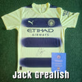 Jack Grealish Signed 2022/23 Manchester City Third Shirt - Official Manchester City COA