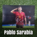 Pablo Sarabia Signed A4 Spain Photo - Image 1