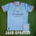 Jack Grealish Signed 2022/23 Manchester City Home Shirt - Official Manchester City COA