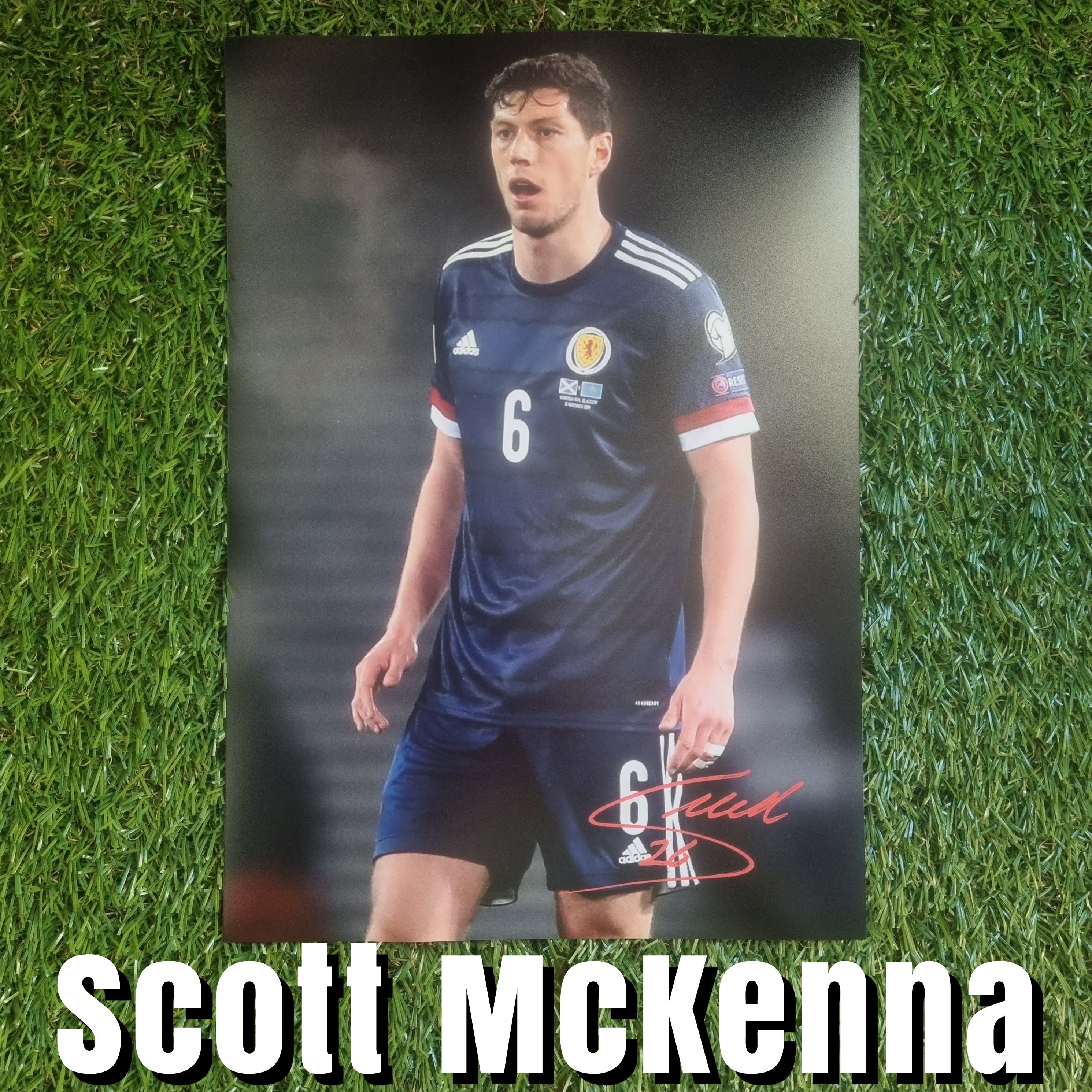 Scott McKenna Signed A4 Scotland Photo - Image 1
