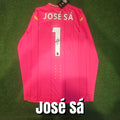 José Sá Signed 2024/25 Wolves Goalkeeper Away Shirt - Player Issue - Long Sleeve - Sá 1